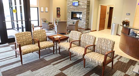 Fallen Timbers waiting room