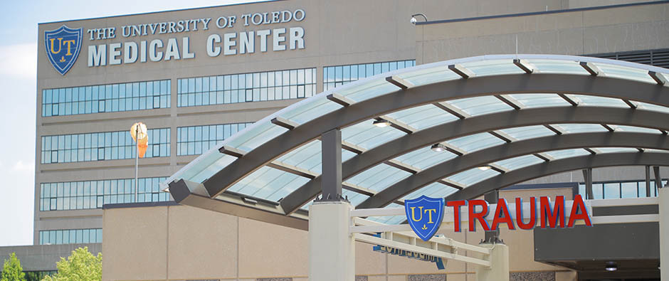 UTMC Trauma Center entrance 